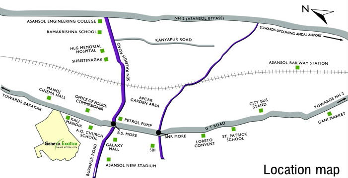 location map genexx exotica
